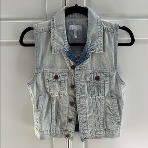 Light Blue Denim Vest